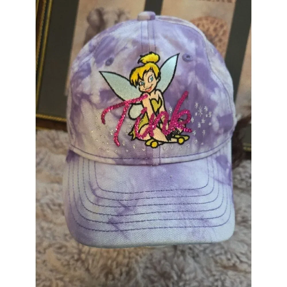 Disney Tinker Bell Purple Tie-Dye Kids Baseball Cap